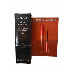 New GIORGIO ARMANI lip Maestro intense velvet color 206 cedar sample